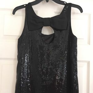 MM Couture Sequin Black Mini
